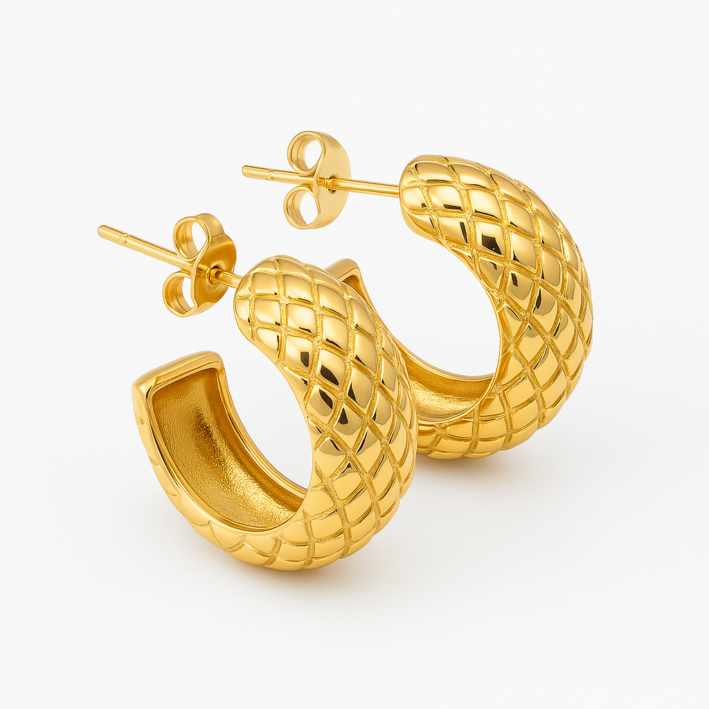 Brinco Aurora Dourado Femenino