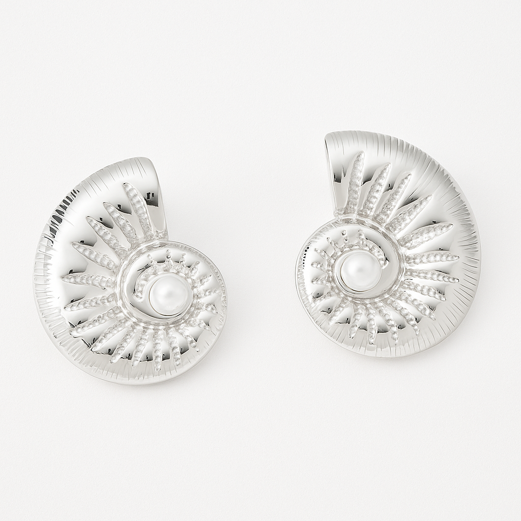 Brinco Espiral Elegante Feminino