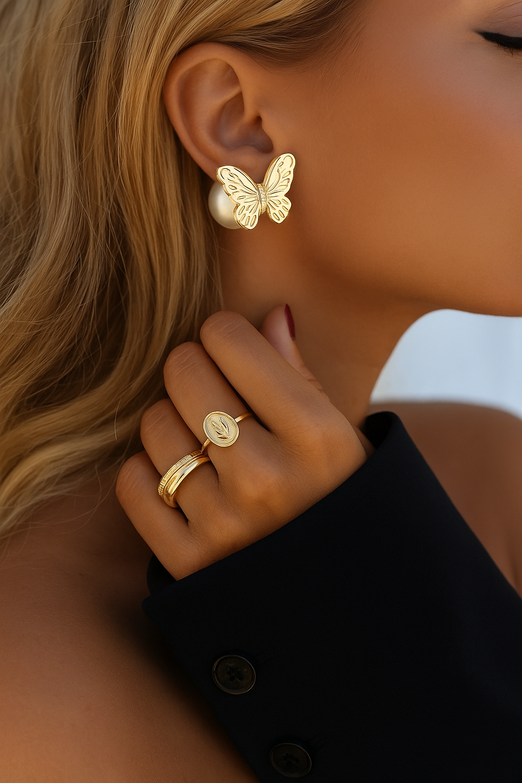 Brinco feminino Encanto Borboleta