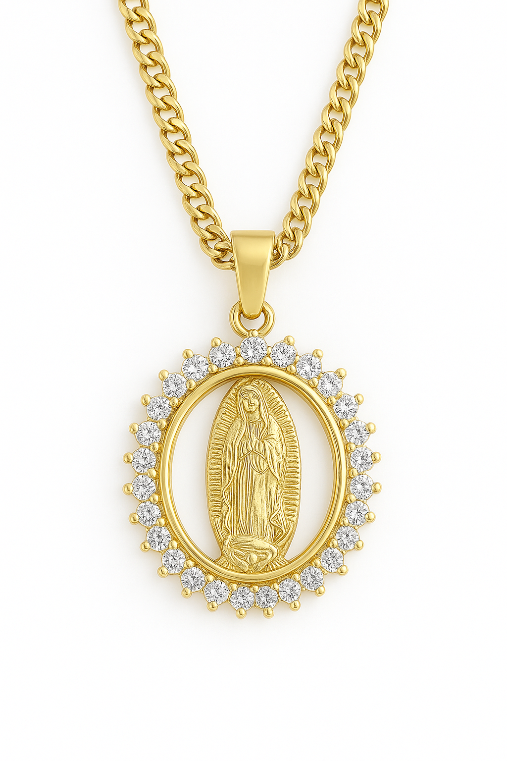 Colar religioso virgem Maria